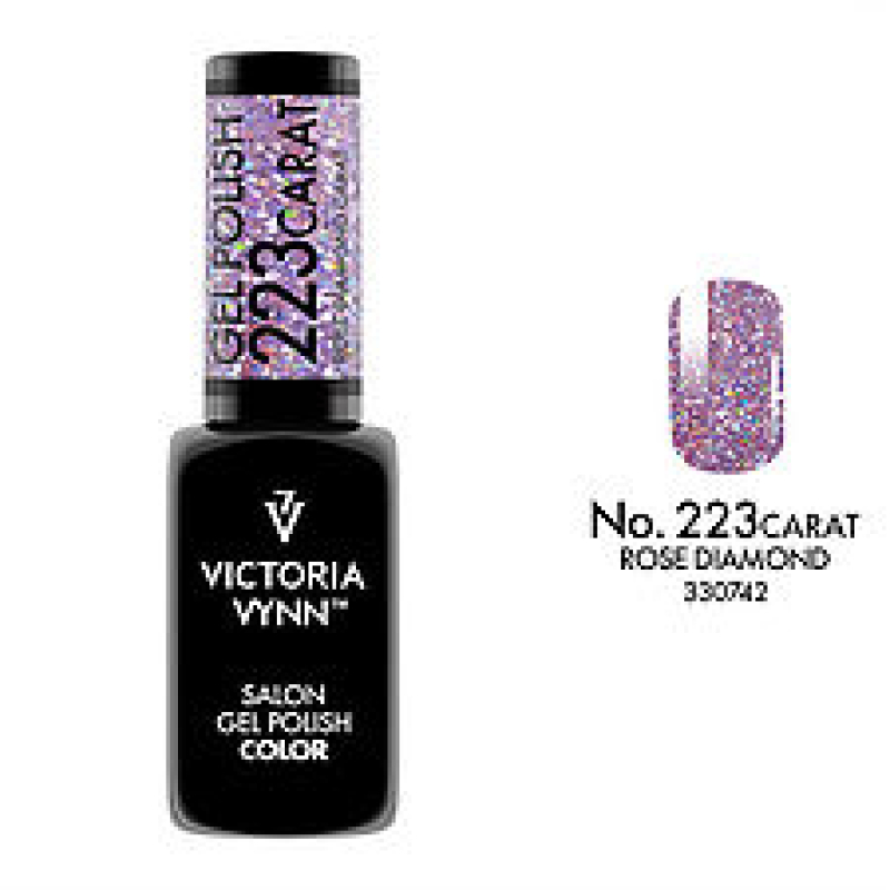 salon gel polish NO.223 Rose Diamond (HEMA FREE, TPO FREE, DI-HEMA FREE)